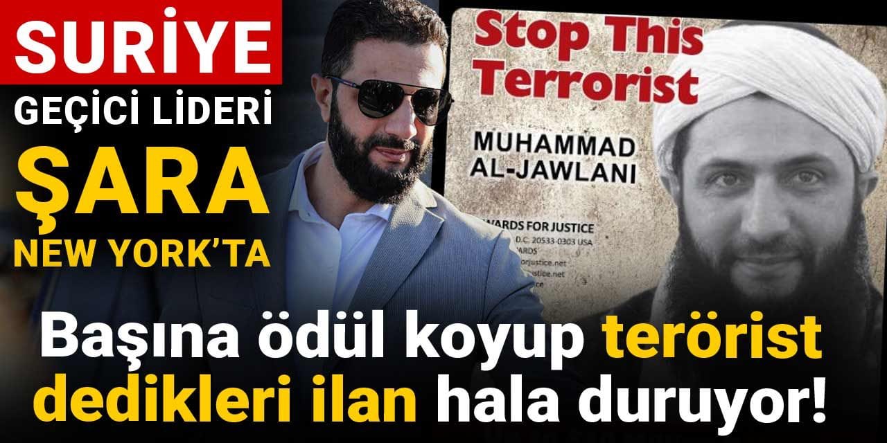 basina odul koyup terorist dedikleri ilan hala duruyor suriye gecici lideri sara new yorkta aeEGNnsU