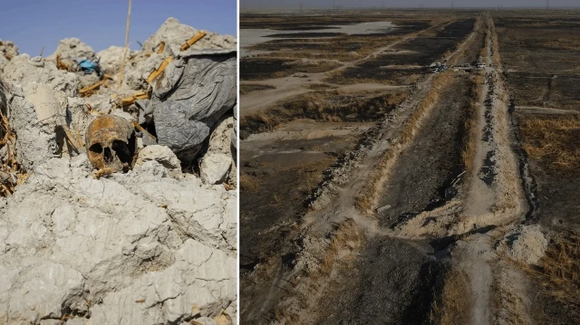 samda korkunc goruntuler muhalif savascilarin gomuldugu degerlendirilen bir toplu mezar daha bulundu xuYChn54